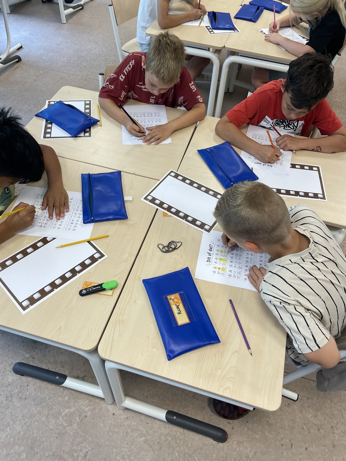 De eerste schooldag